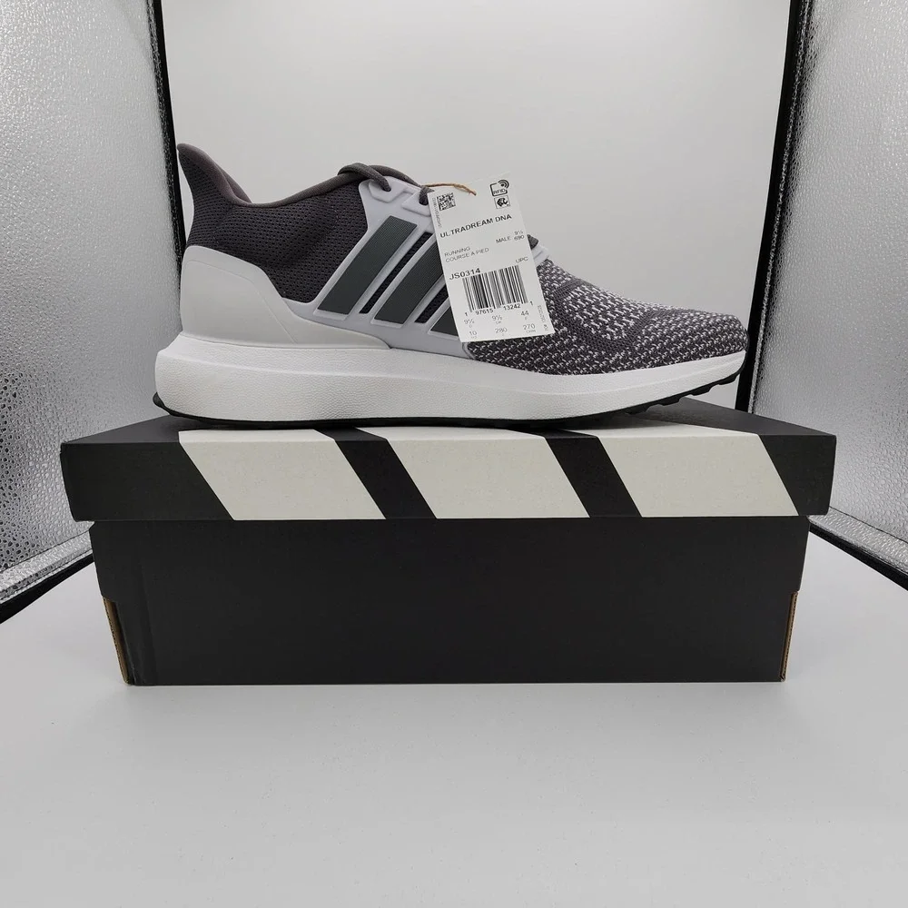 Adidas Ultradream DNA Running Shoes Mens 10 Ultra Comfort Dash‎ Grey Iron NEW